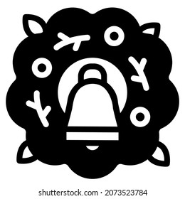 la navidad fue un icono de la corona para sitio web, aplicación, impresión, documento, diseño de afiches, etc.