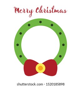 Christmas Wreath illustration vector design