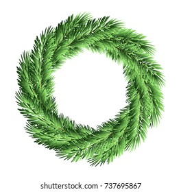 Christmas Wreath isolated
