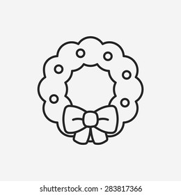 Christmas Wreath Black And White Images Stock Photos Vectors Shutterstock