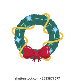 Christmas Wreath Vector - 06