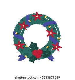 Navidades Vector de corona - 08