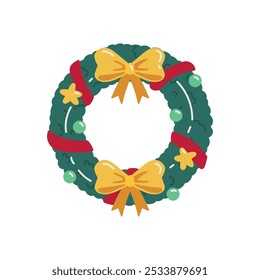 Christmas Wreath Vector - 09