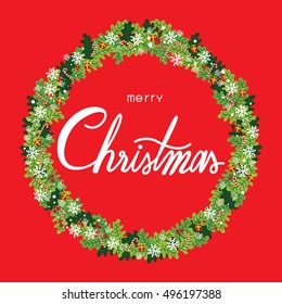 Christmas Wreath Vector