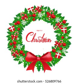 Christmas Wreath Vector