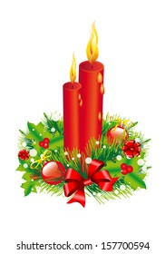 Christmas Wreath,Christmas tree,Christmas, New Year background