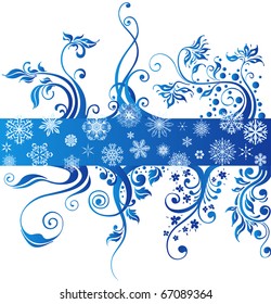 Christmas xmas blue pattern background