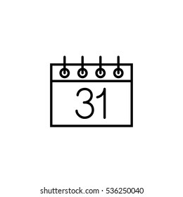 christmas xmas calender date schedule december winter date holiday celebration appointment line black icon on white background