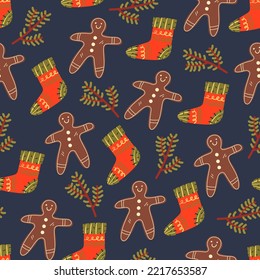 Navidad Navidad vacaciones navideñas sin problemas diseño impreso de fondo de pantalla abstracto concepto. Elemento de ilustración de diseño gráfico de vector