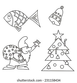 Christmas,coloring book 