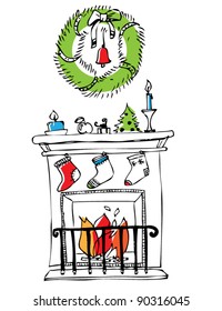 Christmas-fireplace