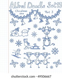 A Christmass collection of doodles