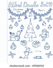 A Christmass collection of doodles