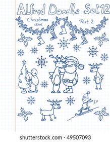 A Christmass collection of doodles