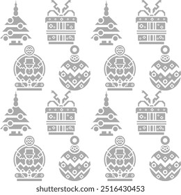 christmass decoration vector backdrop gray or silver