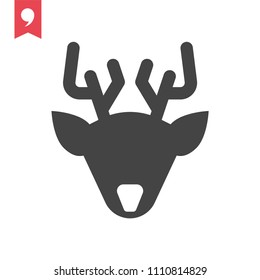 christmass deer icon