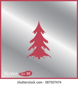 christmass tree icon vector. web design style