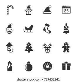 christmass vector icons for your creative ideas