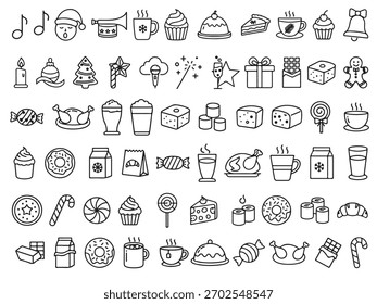 christmass vector set , christmass silhouette . christmass vector set .