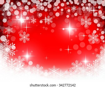 christmassy abstract  bright red  background, vector illustration