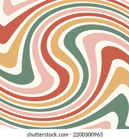 Christmassy wavy groovy lines vector background. Retro Christmas fluid abstract backdrop. Waved stripes geometric seamless pattern.