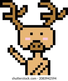 Christmast Dez in Pixel Art Vector Design