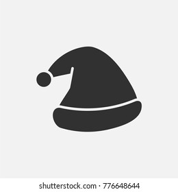 Christmast hat icon illustration isolated vector sign symbol