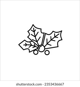 Vector de plantilla de doodle de iconos de Navidad