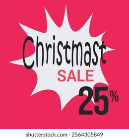 Christmast sale discount banner background