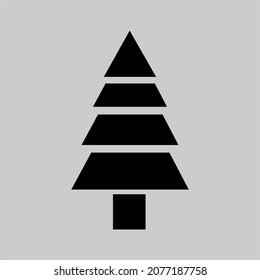 DISEÑO DE VECTOR DE ICONOS DE ÁRBOL DE NAVIDAD