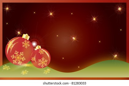 christmastree card with lines and gift