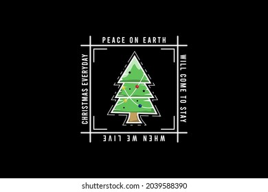 Christmas,t-shirt merchandise cypress tree mockup typography [Converted]