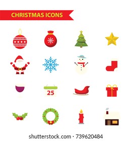 christnas icon set