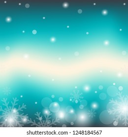 Chritmas holiday celebration theme colorful pastel gredient abstract background with snow flake winter season.