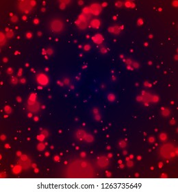 Chritmas holiday celebration theme colorful gredient abstract shining bokeh  background with snow flake winter season.
