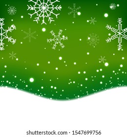 Chritmas and New year holiday celebration theme colorful red gredient abstract background with snow flake winter season.