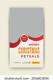 Chritmas New Year Pate Sale Instagram Story Template Design