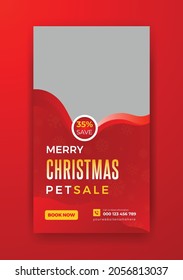 Chritmas New Year Pate Sale Instagram Story Template Design