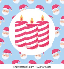 Chritsmas candle  design
