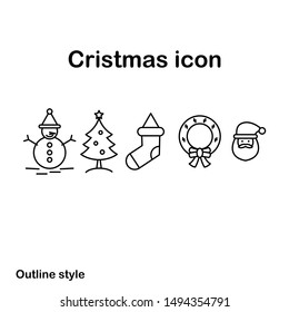 Chritsmas icon set , vector icon