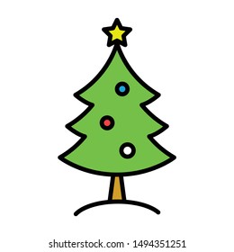 Chritsmas tree icon , vector icon