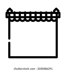 chromakey for make video effect line icon vector. chromakey for make video effect sign. isolated contour symbol black illustration