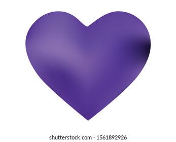 Chromatic background in the form of a heart. Isolated style of 90th, 80th. Soft color pastel. Violet effective modern screen design for brochure, calendar, cards or invitation.