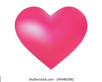 Chromatic background in the form of a heart. Popular style of 90th, 80th. Soft color logo. Pink effective modern screen design for brochure, calendar, cards or invitation.