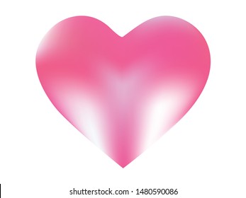 Chromatic background in the form of a heart. Soft color theme. Minimal style of 90th, 80th. Pink effective modern screen design for brochure, calendar, cards or invitation.