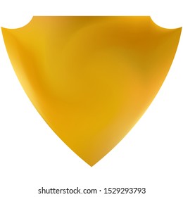 Chromatic background in the form of a shield. Geometric backdrop in a style of 80th. Soft color effect. Yellow effective modern screen design for brochure, calendar, cards or invitation.