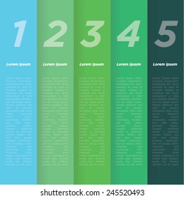 Chromatic harmony. Color palette. Colored vertical stripes background for infographics. Vector. 