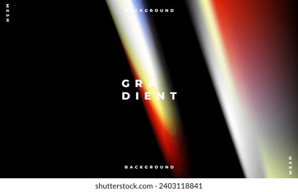 Chromatic overlay effect of exposed photo with burn and scratched dusty texture. Realistic vector illustration of camera film light burn. Gradient color background.