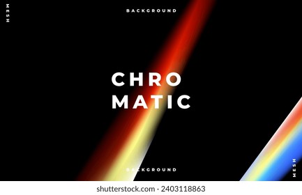 Efecto superpuesto cromático de la foto expuesta con quemadura y textura polvorienta rayada. Ilustración vectorial realista de la grabación de la luz de la película de la cámara. Fondo de color degradado.