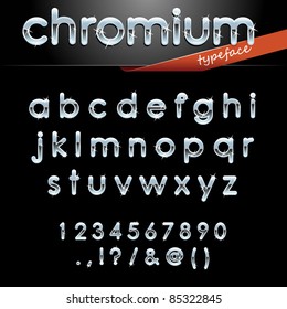 Chrome Alphabet